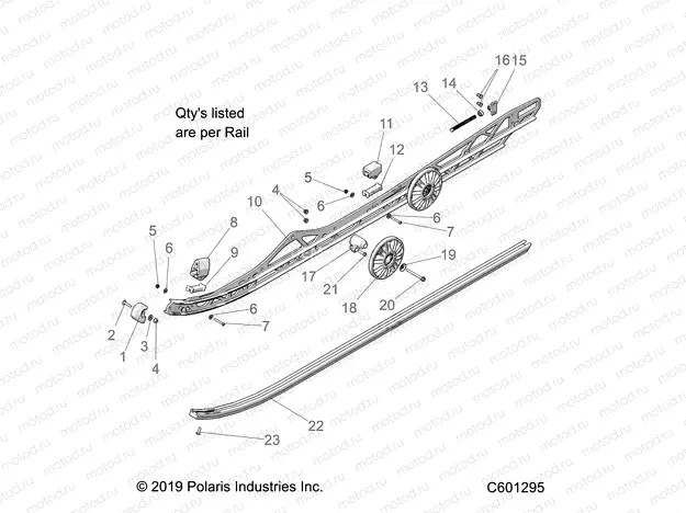 SUSPENSION | SUSPENSION, RAIL MOUNTING - S20EFS8PS ALL OPTIONS (C601295)