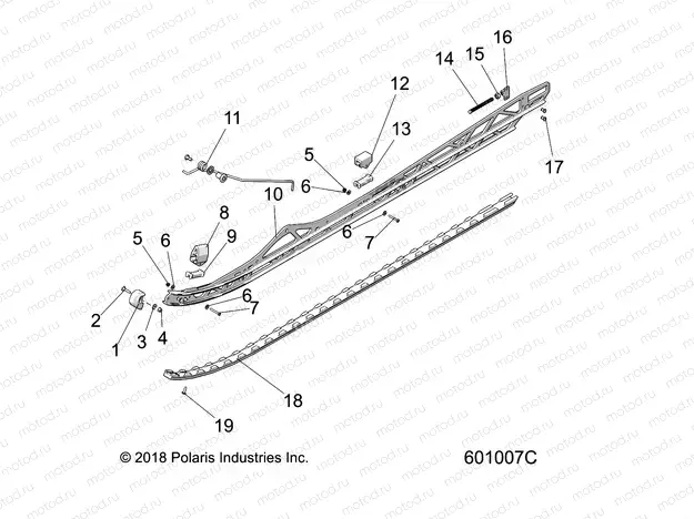 SUSPENSION | SUSPENSION, RAIL MOUNTING - S20EGK8RS/EGM8RS/EGM8RE ALL OPTIONS (601007C)