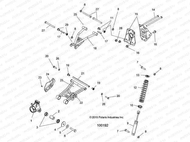 SUSPENSION | SUSPENSION, REAR - A17SES57C1/C2/C7/CL/E1/E2/E7/EL/SET57C1/C2/E1/E2