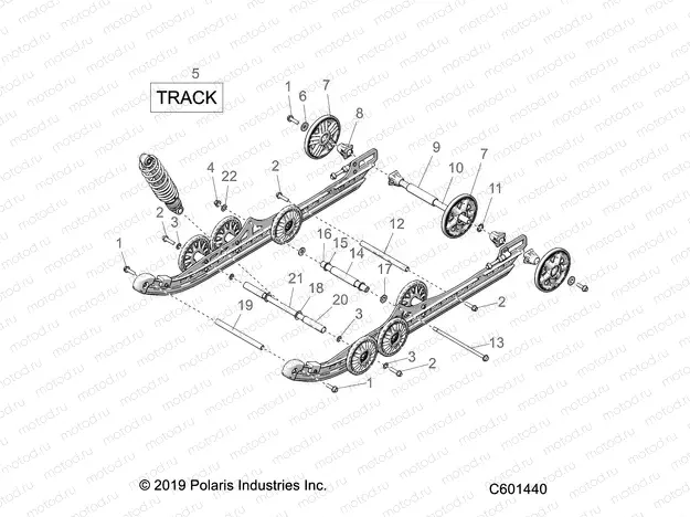 SUSPENSION | SUSPENSION, REAR and TRACK - S20DCH6PS ALL OPTIONS (C601440)