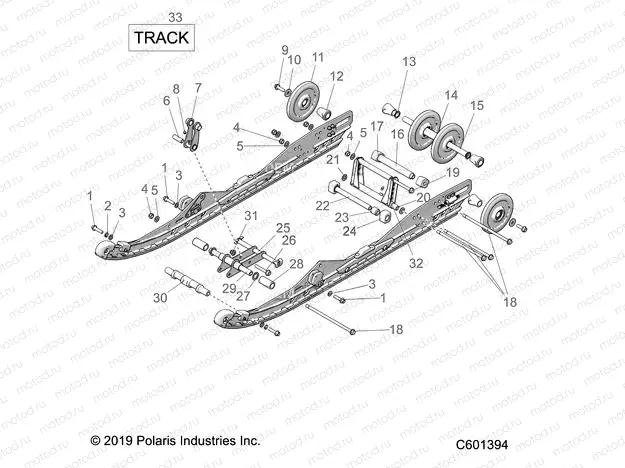 SUSPENSION | SUSPENSION, REAR AND TRACK - S20MDX6JSA/6JEA (C601394)