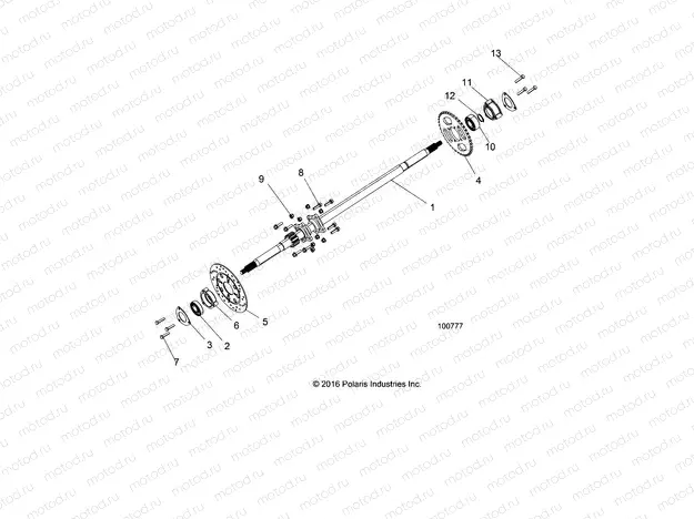 SUSPENSION | SUSPENSION, REAR AXLE - A18HAA15B7/B2 (100777)