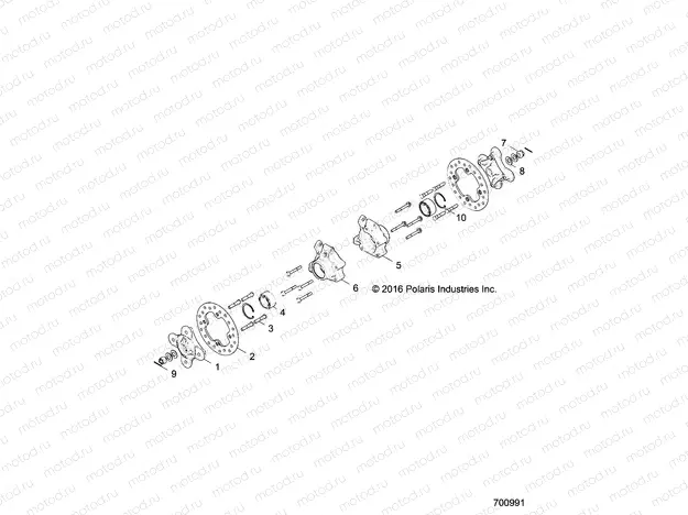 SUSPENSION | SUSPENSION, REAR CARRIER AND HUB - Z17VDS92CM (700991)
