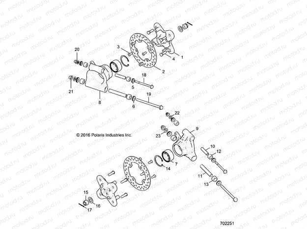 SUSPENSION | SUSPENSION, REAR CARRIER - G20GAE99F2/EFS/BFM/BCM/SFS/SC2 (702251)