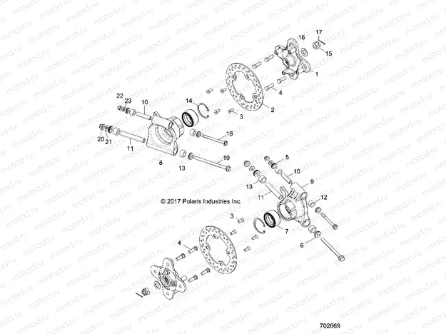 SUSPENSION | SUSPENSION, REAR CARRIER - Z20ASA87B2/E87BH/BW (702069)