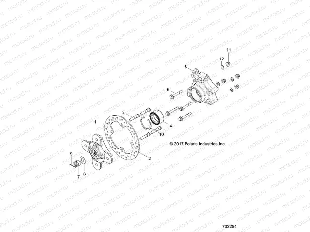 SUSPENSION | SUSPENSION, REAR CARRIER - Z20NAE99FC/E99NC/S99CC/S99FC (702254)