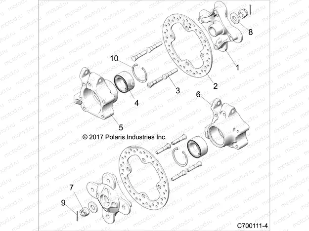 SUSPENSION | SUSPENSION, REAR CARRIER - Z22N4E99NK (C700111-4)