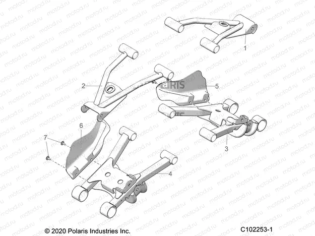 SUSPENSION | SUSPENSION, REAR CONTROL ARMS - A22SWE57F1/S57C1/C2/C5 (C102253-1)