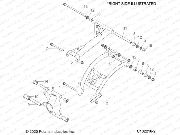 SUSPENSION | SUSPENSION, REAR CONTROL ARMS, MOUNTING - A20SXN85A8/CA8 (C102216-2)