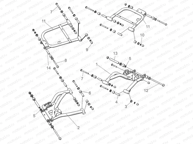 SUSPENSION | SUSPENSION, REAR CONTROL ARMS - R21RRM99AG (C700917)