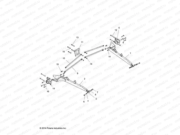 SUSPENSION | SUSPENSION, REAR CONTROL ARMS - Z15VFE99AT/AV/AP (49RGRSUSPRR1510004)