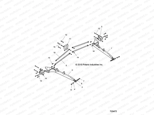 SUSPENSION | SUSPENSION, REAR CONTROL ARMS - Z16VDE92NH/NW (49RGRSUSPRR151000)