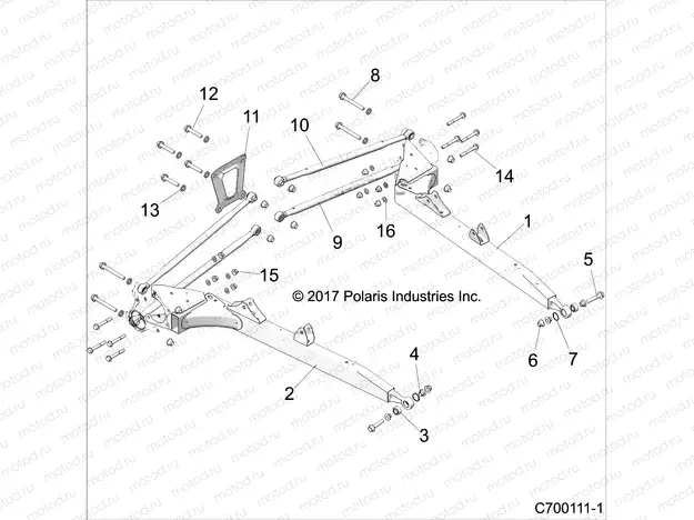 SUSPENSION | SUSPENSION, REAR CONTROL ARMS - Z22N4E99NK (C700111-1)