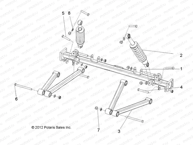 SUSPENSION | SUSPENSION, REAR, E2/E4/EL - L13G2A/L13G4A/L13G2S/L13G4S (49GEMSUSP13RR)