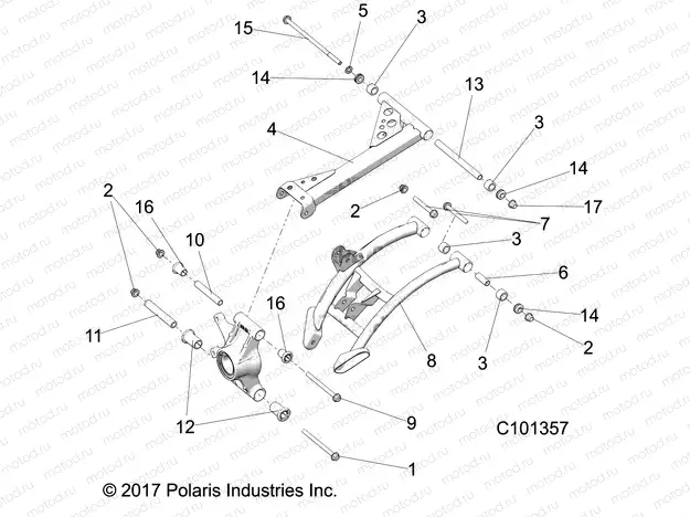 SUSPENSION | SUSPENSION, REAR HUBS, CARRIER and BRAKE DISC - A20SYE95KH (C101357)