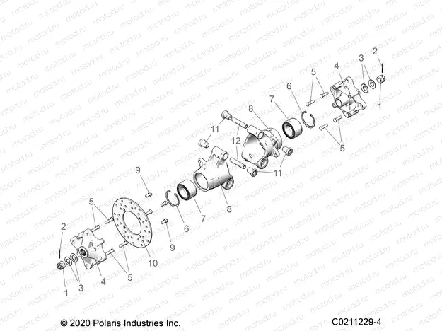 SUSPENSION | SUSPENSION, REAR HUBS, CARRIER and BRAKE DISC - A21SEJ57A1/A3/A5/B1/B3/B5 (C0211229-4)