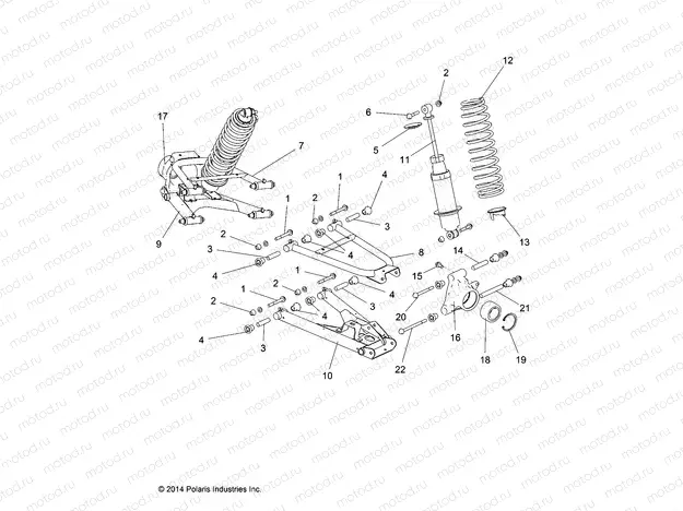 SUSPENSION | SUSPENSION, REAR - R15RTAD1FA (49RGRSUSPRR151KDSL)