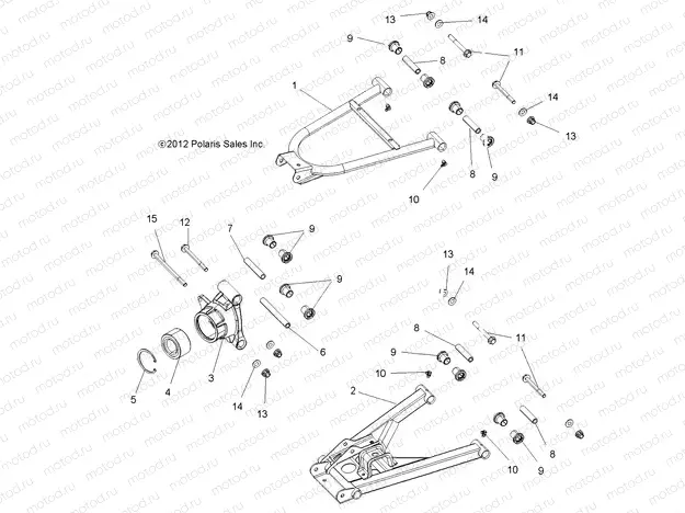 SUSPENSION | SUSPENSION, REAR - R15RTA/E87 ALL OPTIONS (49RGRSUSPRR13900XP)
