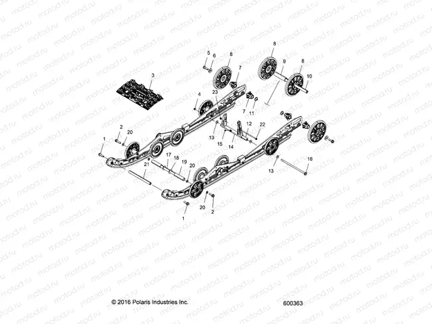 SUSPENSION | SUSPENSION, REAR - S20EEC6PS/6PEM ALL OPTIONS (600728)