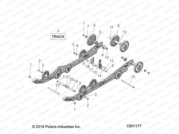SUSPENSION | SUSPENSION, REAR - S20EEC8RS/8RE ALL OPTIONS (C601177)