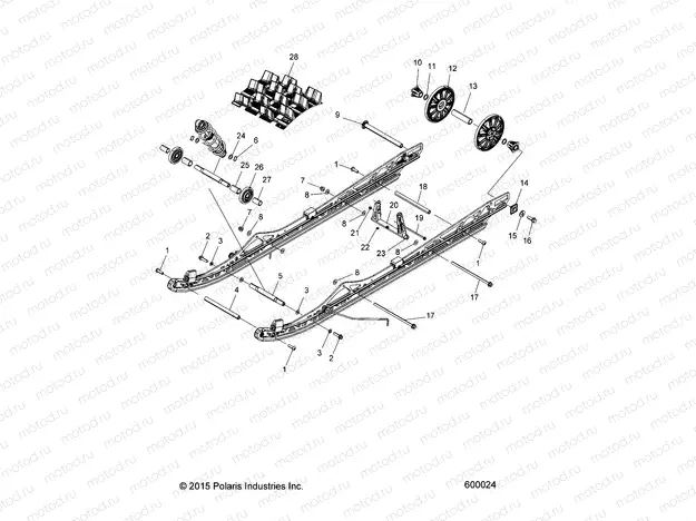 SUSPENSION | SUSPENSION, REAR - S20EFK6PS/6PEB (600024)