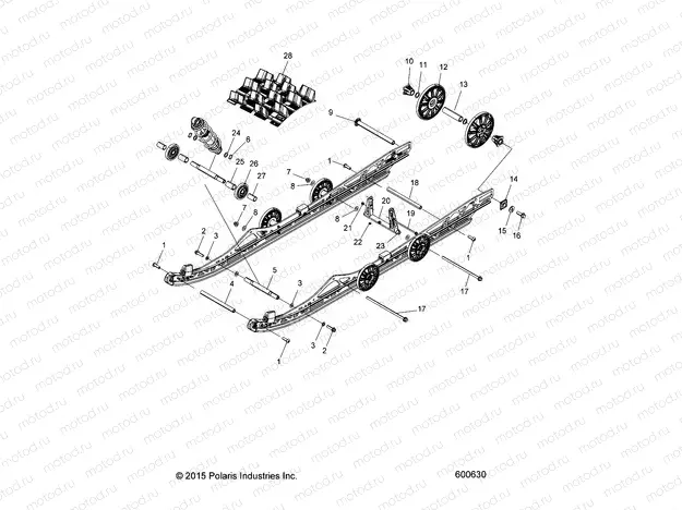 SUSPENSION | SUSPENSION, REAR - S20EFS8RS/8RE ALL OPTIONS (600630)