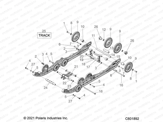 SUSPENSION | SUSPENSION, REAR - S22TDL6KSA (C601892)