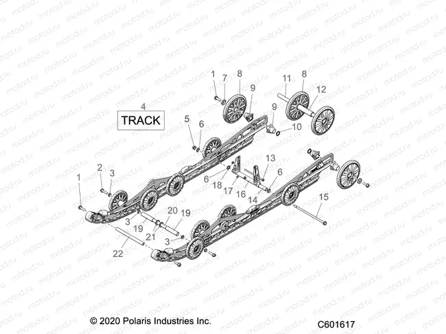 SUSPENSION | SUSPENSION, REAR - S23TLC6RS/6RE (C601617)