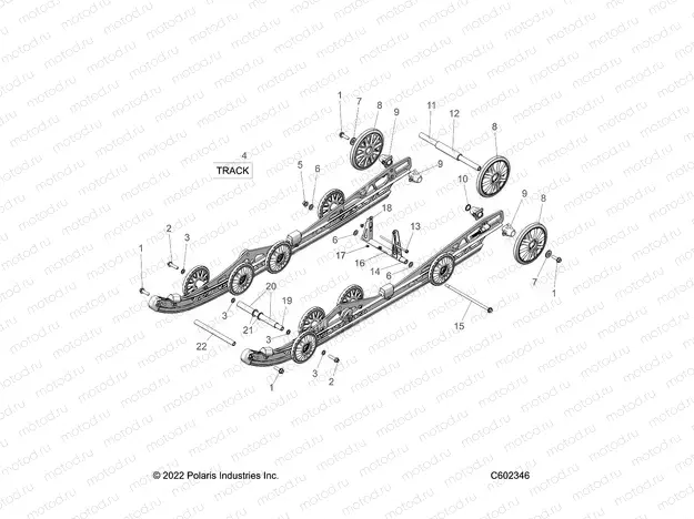 SUSPENSION | SUSPENSION, REAR - S23TLT9FEL (C602346)