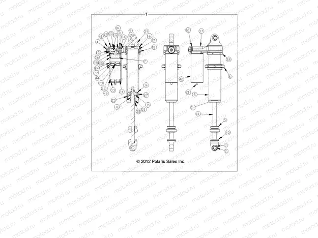 SUSPENSION | SUSPENSION, REAR SHOCK (7043916) - R13JT9EFX (49RGRSHOCKRR7043916)