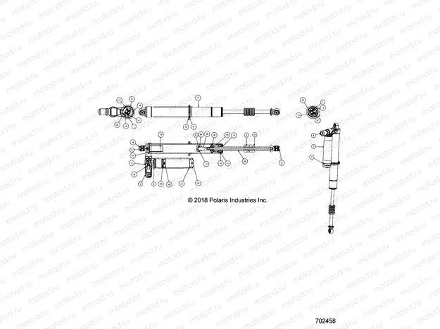 SUSPENSION | SUSPENSION, REAR SHOCK (FROM 2/12/2018) - Z18VDL92NK (702458)