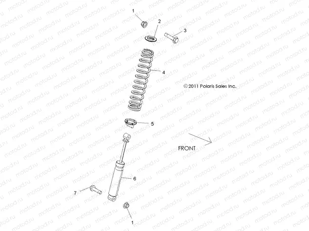 SUSPENSION | SUSPENSION, REAR SHOCK MOUNTING - A15DAH32EJ (49RGRSHOCKMTGRR12RZR570)