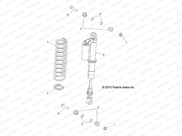 SUSPENSION | SUSPENSION, REAR SHOCK MOUNTING - R11VH76AI (49RGRSHOCKRR7043645)