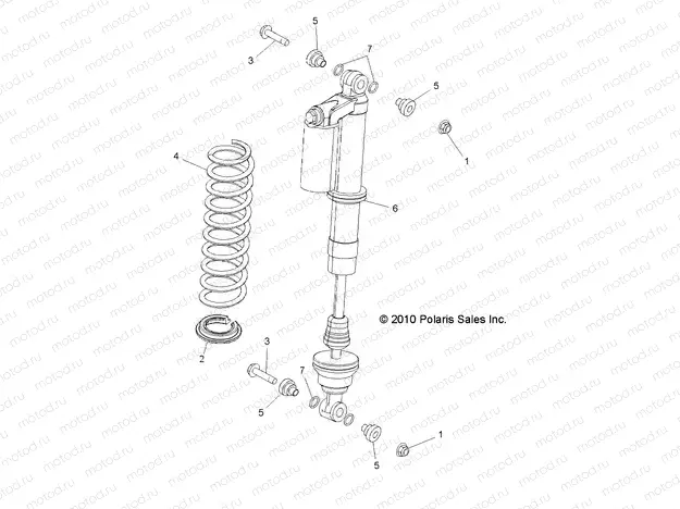 SUSPENSION | SUSPENSION, REAR SHOCK MOUNTING - R13XE76AD/EAI (49RGRSHOCKMTGRR11RZR4)