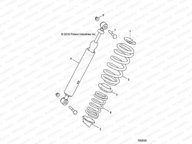 SUSPENSION | SUSPENSION, REAR SHOCK MOUNTING - R16RGE99A7/AV (700839)