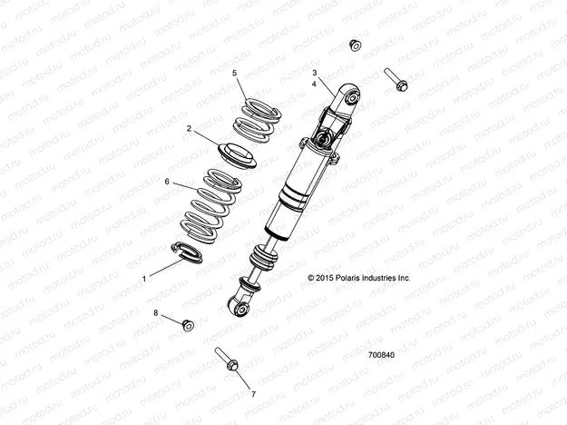 SUSPENSION | SUSPENSION, REAR SHOCK MOUNTING - R16RGE99AE (700840)