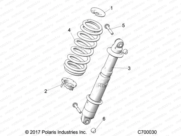 SUSPENSION | SUSPENSION, REAR SHOCK MOUNTING - R22T6E99A9/AG/AN/B9/BG/BN (C700030)