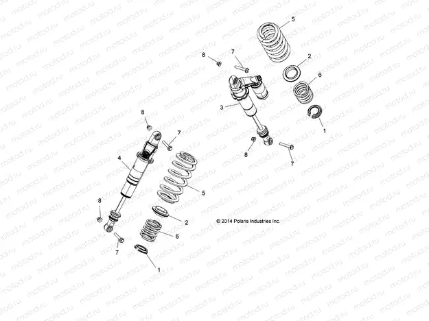 SUSPENSION | SUSPENSION, REAR SHOCK MOUNTING - Z15VBA87AJ/LJ/E87AK/AM/AT/LT/AL/AV (49RGRSHOCKMTGRR15RZR900)