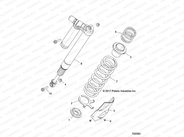 SUSPENSION | SUSPENSION, REAR SHOCK MOUNTING - Z18VDS92CF/CU (702080)