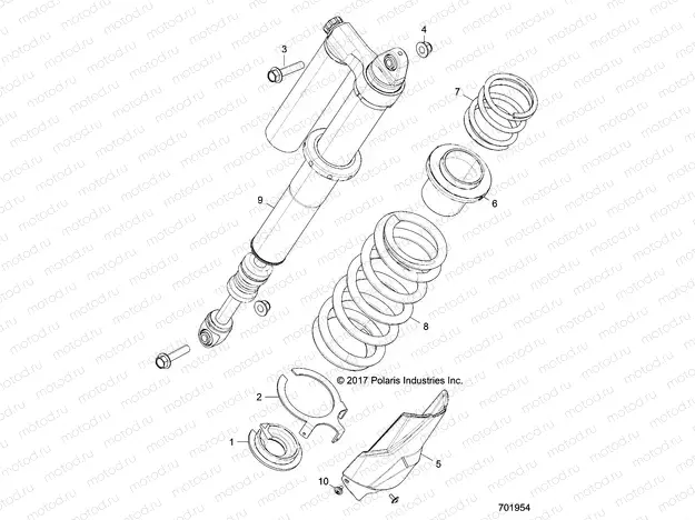 SUSPENSION | SUSPENSION, REAR SHOCK MOUNTING - Z18VFE92NB/NU (701954)