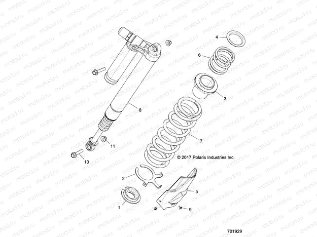 SUSPENSION | SUSPENSION, REAR SHOCK MOUNTING - Z19VFE92AC/BC/AD/BD/AM/BM/LAG/BG (701929)