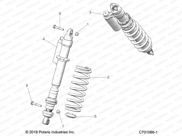 SUSPENSION | SUSPENSION, REAR SHOCK MOUNTING - Z20ASS99C2/CH (C701066-1)
