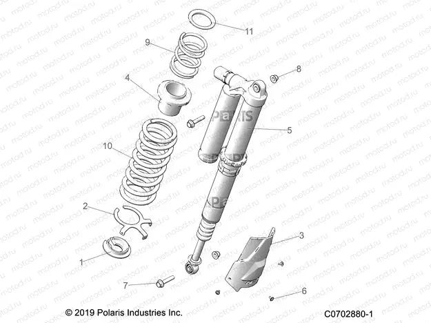 SUSPENSION | SUSPENSION, REAR SHOCK MOUNTING - Z20RAD92AC/BC (C0702880-1)