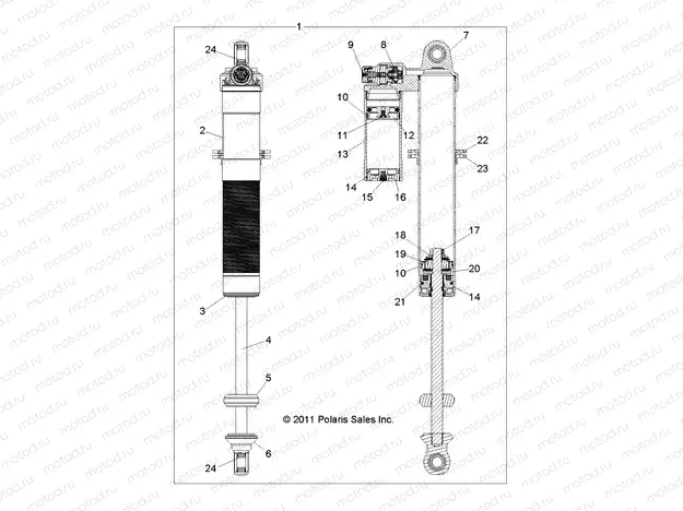 SUSPENSION | SUSPENSION, REAR SHOCK - R13JT87AD/AL/9EAL/EAO/EAT/EAW/EAP (49RGRSHOCKRR7043794)
