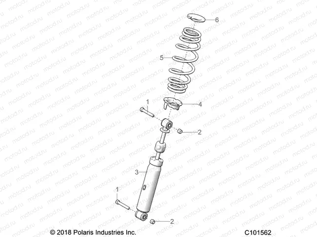 SUSPENSION | SUSPENSION, REAR SHOCKS - A22SWE57F1/S57C1/C2/C5 (C101562)