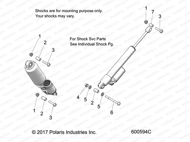SUSPENSION | SUSPENSION, REAR SHOCKS MNTG. - S20FJB8/FJE8/FJ8 ALL OPTIONS (600594C)