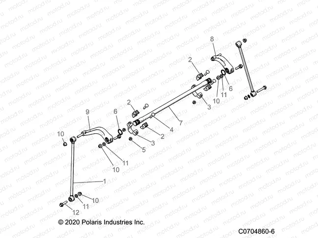 SUSPENSION | SUSPENSION, REAR STABILIZER BAR - Z22RGL2KAP/AL/BK/BP/BT (C0704860-3)