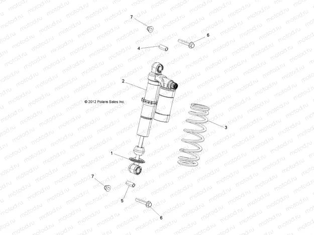 SUSPENSION | SUSPENSION, SHOCK, FRONT, MOUNTING - A18SVS95CR/ER