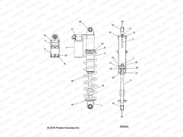 SUSPENSION | SUSPENSION, SHOCK, IFS (7044564) - S21DDL6PS ALL OPTIONS (600294)