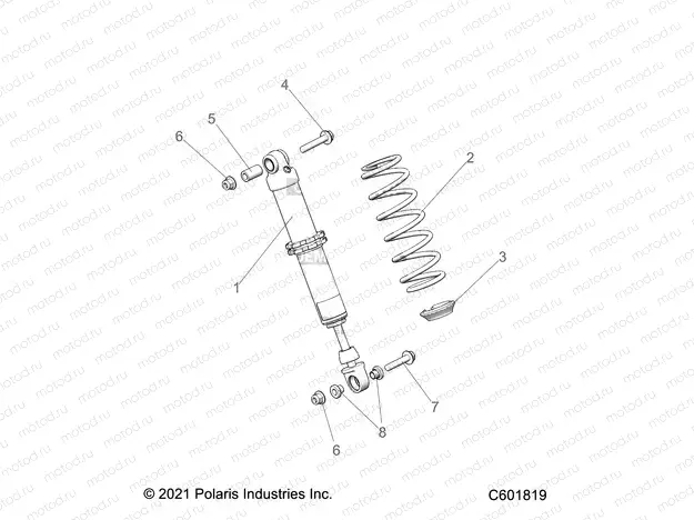 SUSPENSION | SUSPENSION, SHOCK, IFS (7045510) - S22CEU5TSL (C601585)